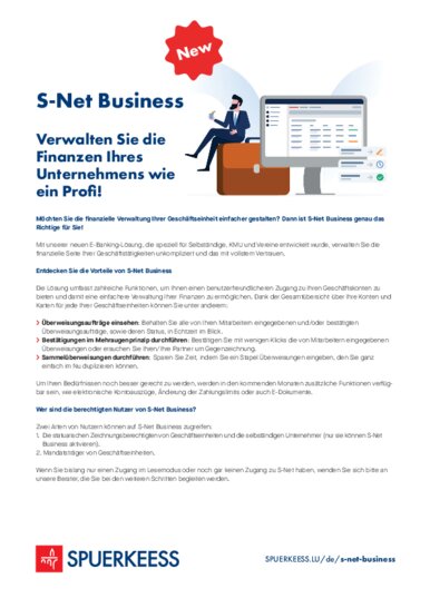 S-Net Business Aktivierungsanleitung