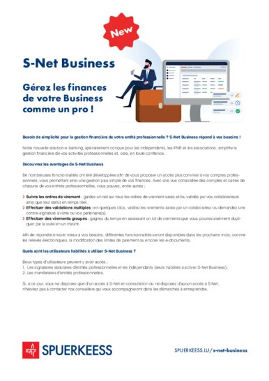 Guide d'activation S-Net Business